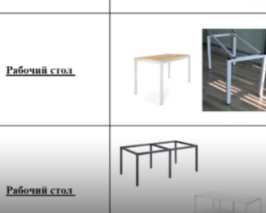 Продам металлические каркасы для столов