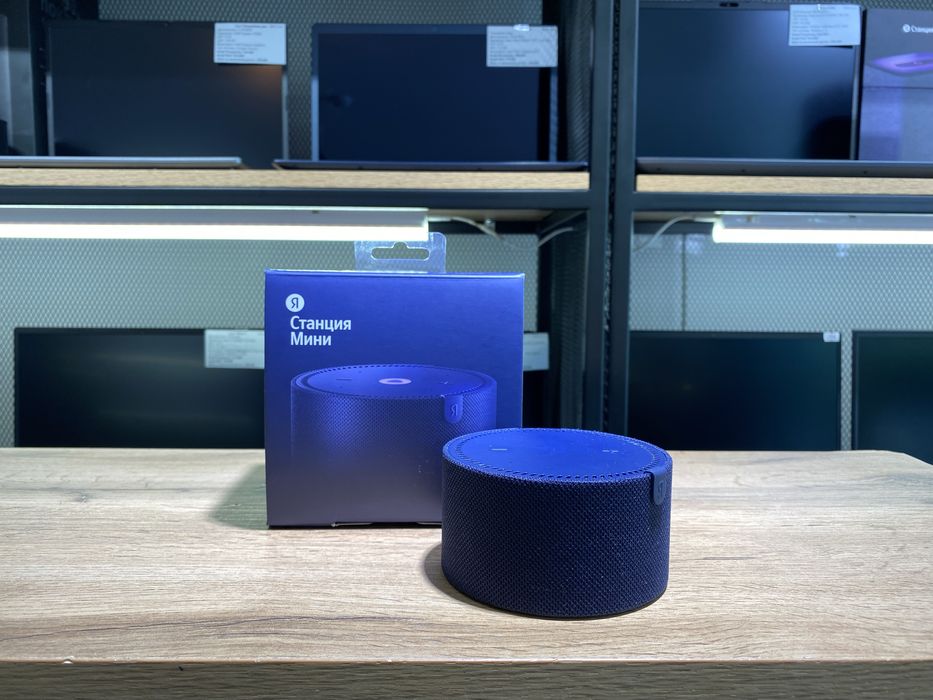 Яндекс Станция Мини, синий, YNDX-00021, 15 Вт, 10414/А10