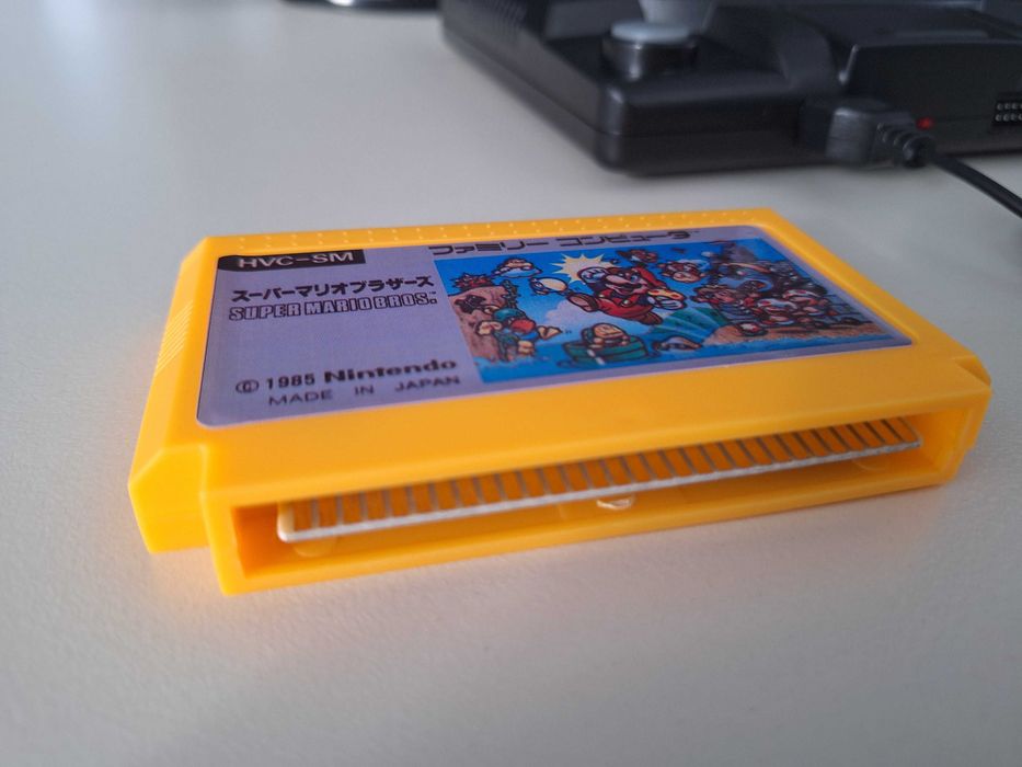 Super Mario Bros video game Sega caseta galbena