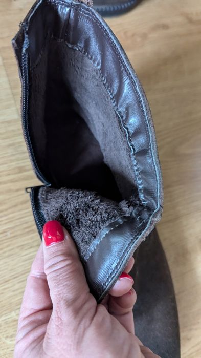 Мъжки боти /естествен велур/