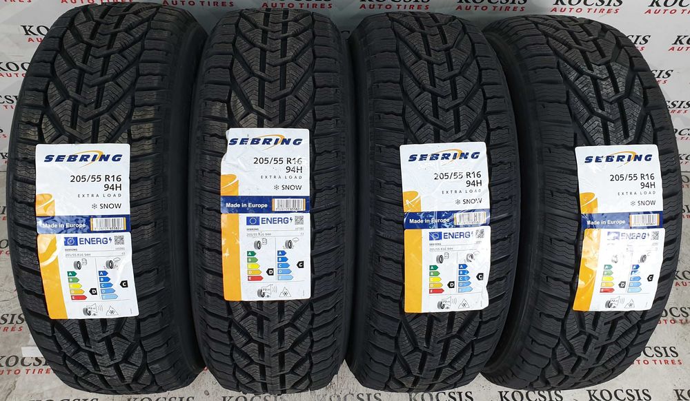 Anvelope noi iarna m+s 205 55 16 Sebring ( by Michelin )