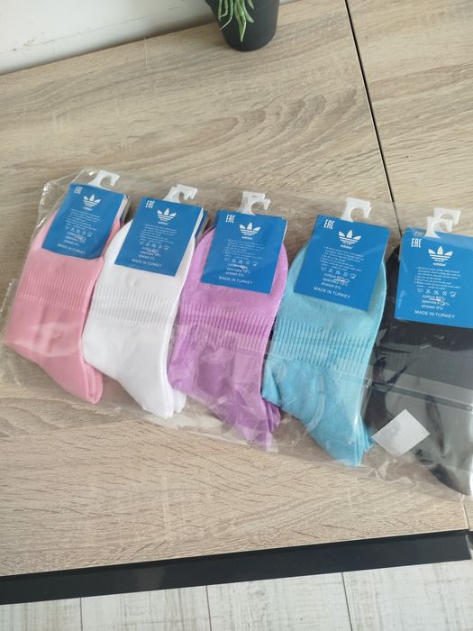 Set 10 perechi de șosete Adidas colorate mărime 31-41