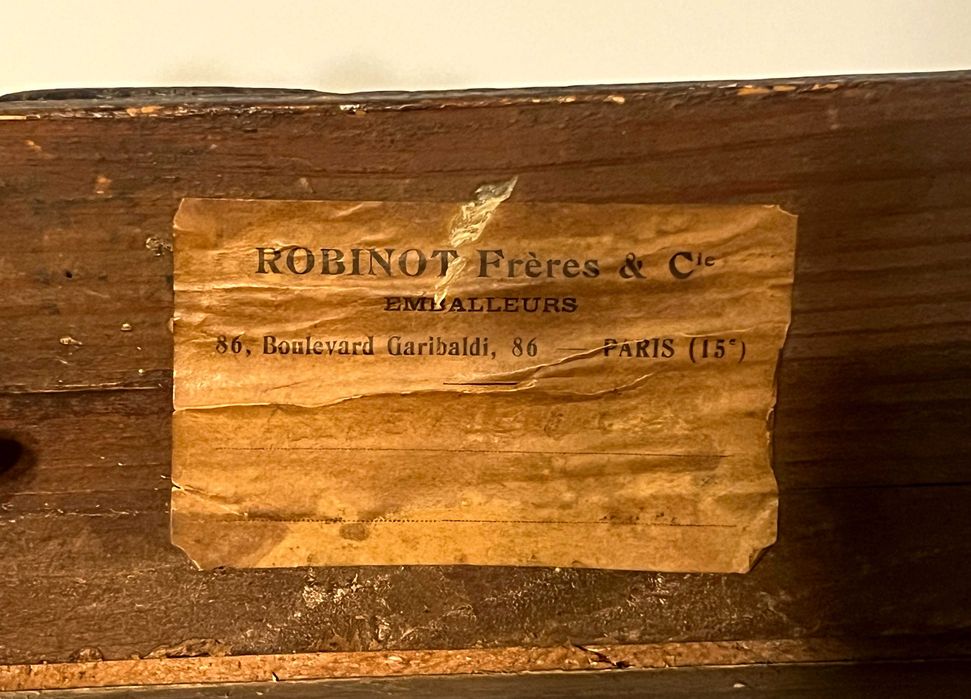 Tablou original Falcucci 1944 General Jean de Lattre de Tassigny