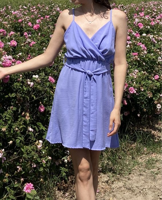 Rochie scurta de vara marimea S lila