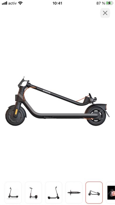 Электросамокат Ninebot KickScooter E2 Plus черный