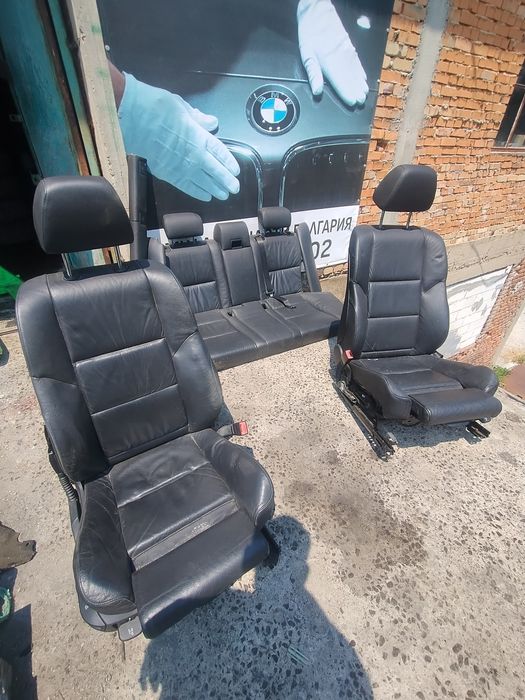 Кожен рекаро салон за БМВ Е61 с подгрев/ Bmw e60