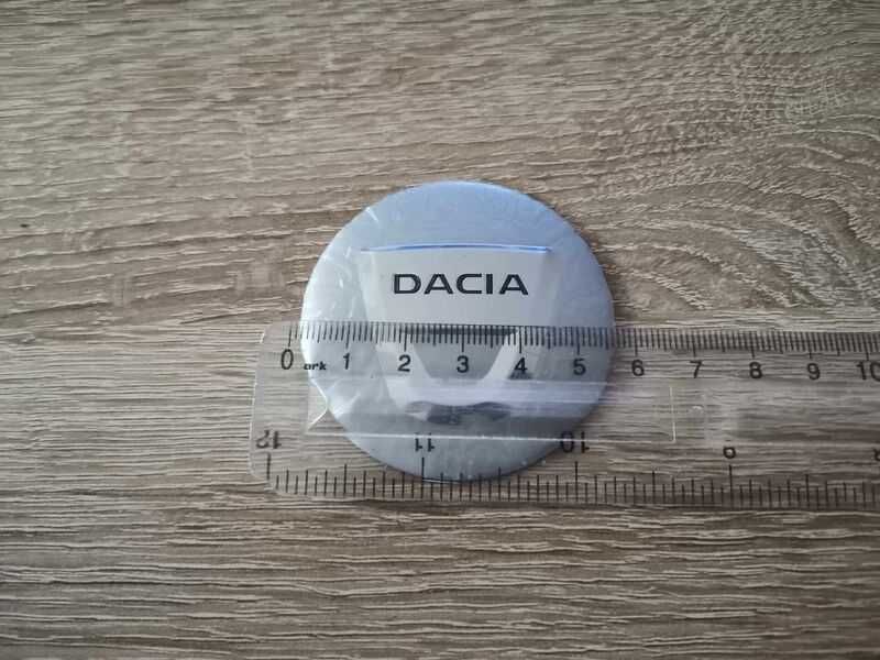сребристи стикери за Dacia