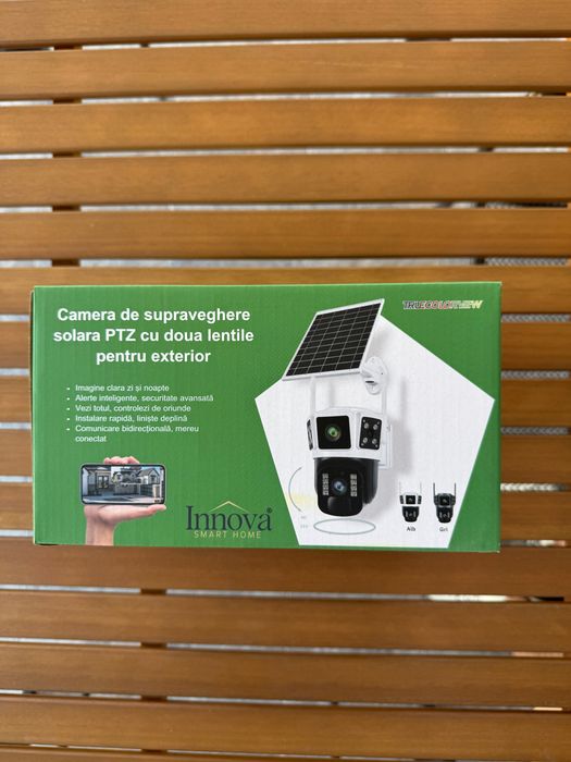 Camere supraveghere Solare Innova Duble/Simple WiFi/4G 6MP/3MP 360 grade