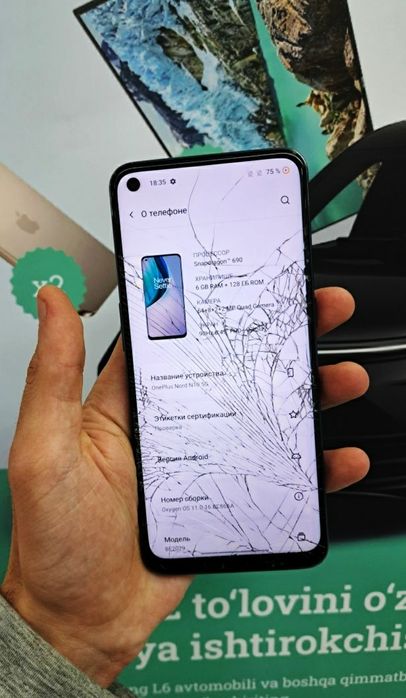 Obmen yoq, 6/128gb hotira, Telefon OnePlus