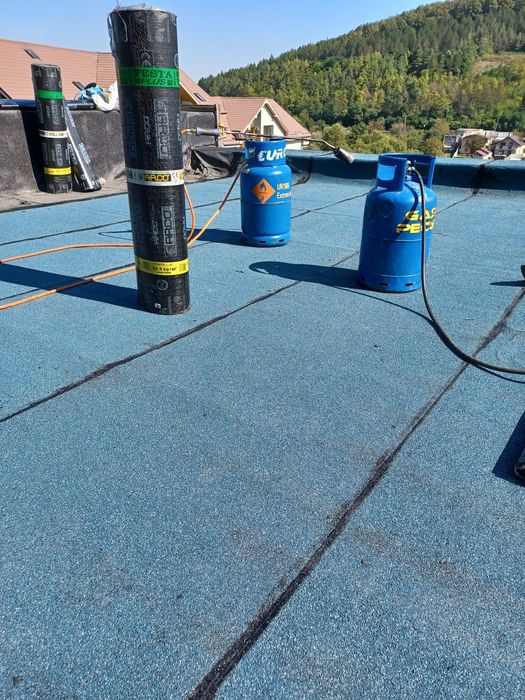 Hidroizolații  –  acoperisuri si terase cu membrană Bituminoasă