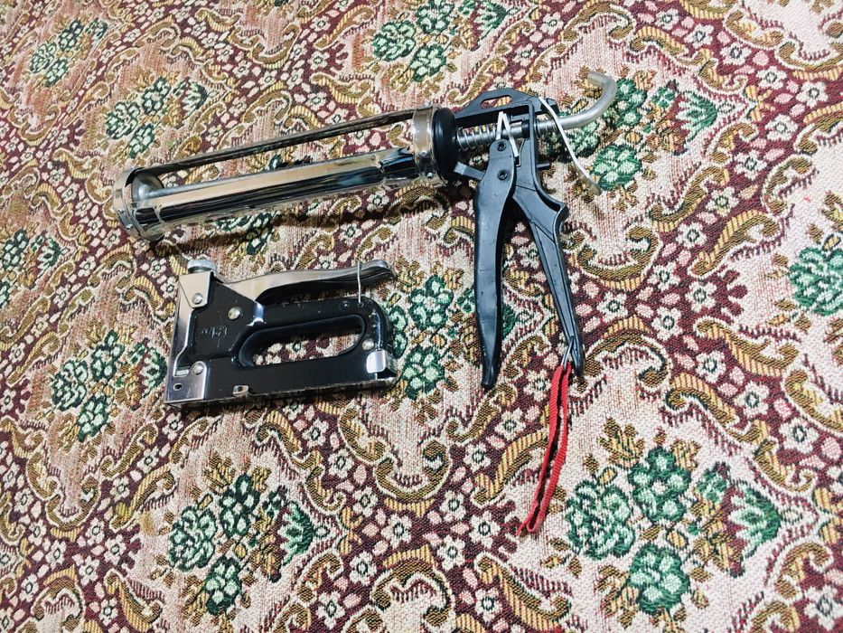 Строительный немецкий степлер + пистолет для герметика MADE IN GERMANY