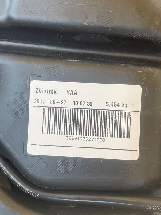 Rezervor Combustibil Suzuki Vitara Ly 2015 - > 1.6 Allgrip M16A