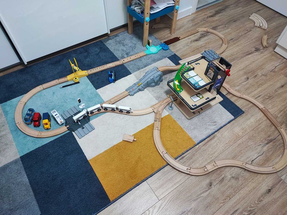 Комплект дървен влак