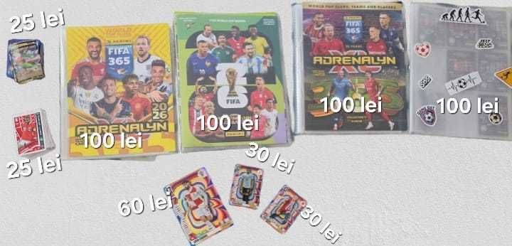 Carduri cu Pokemon si cu fotbalisti din PATRU colectii diferite!