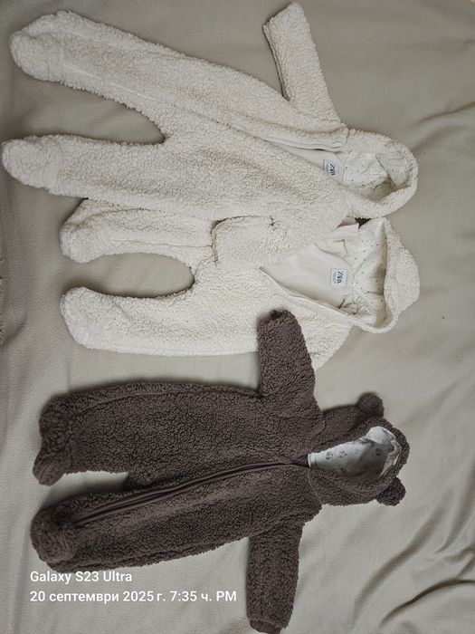 Космонавти / ромпъри Зара 6-9 мес. - 74 см