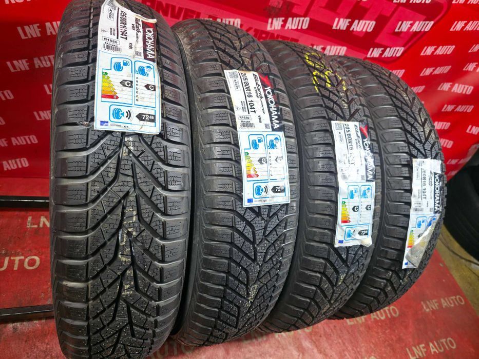 4 Anvelope M+S IARNA  - 205/80/16 - YOKOHAMA - SUV 4x4 - NOU - DOT 2018 ! SUPER PRET !