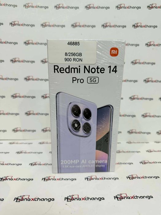 Redmi Note 14 Pro 5G Black 256/8GB Sigilat
