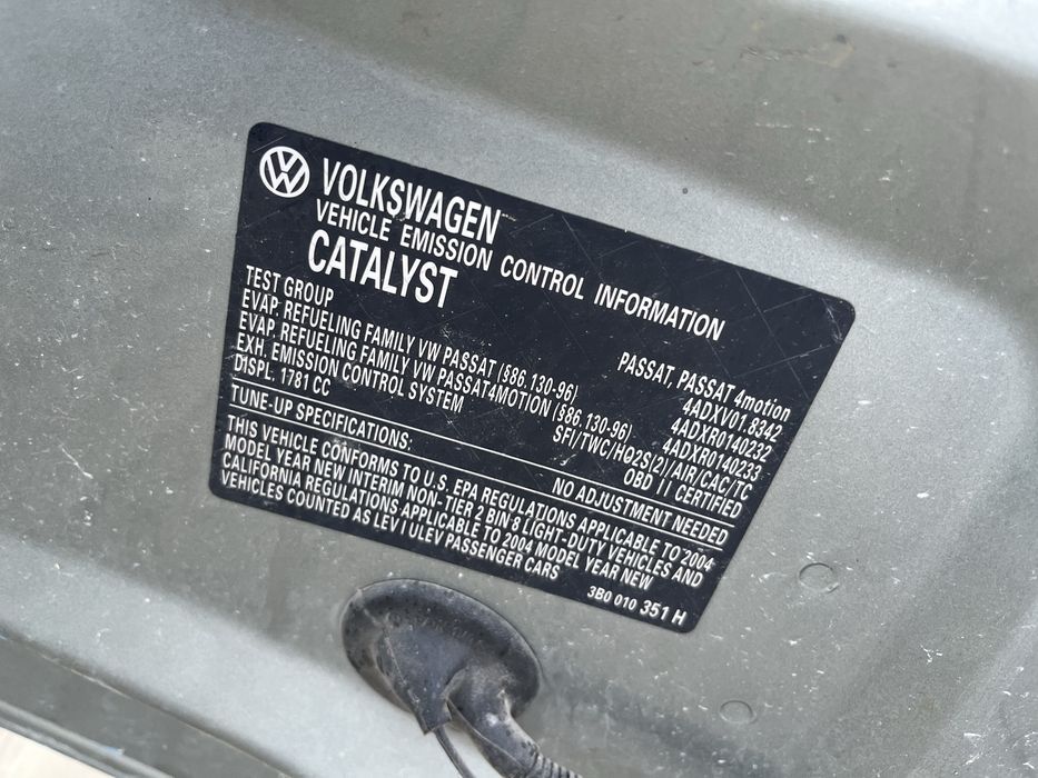 Passat b5 + капот