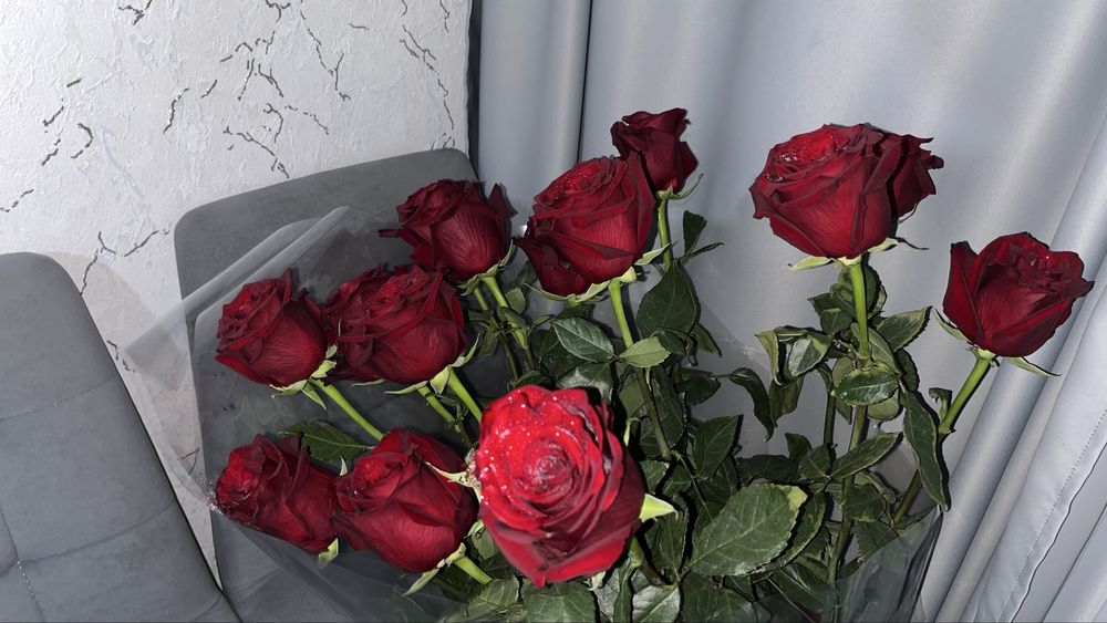 Цветы метровые розы