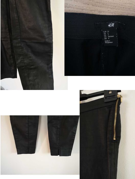 blugi skinny pantaloni leggings H&M negri albastri gri degrade