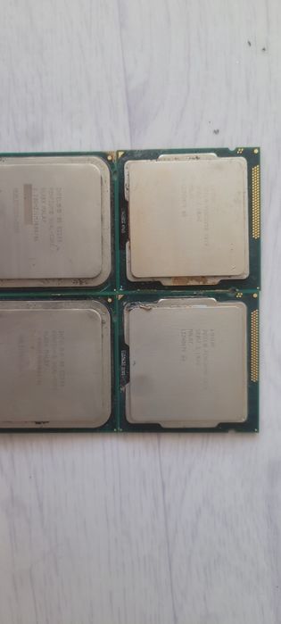 Лот процессоров Intel (4 шт.) — Socket 1155 и 775