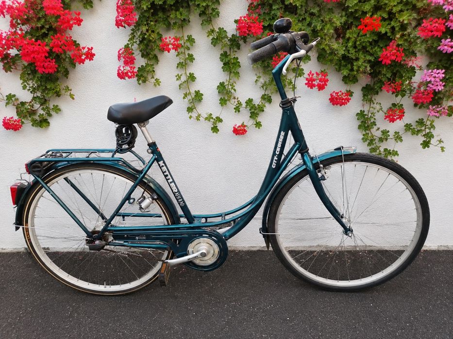 Bicicleta dama Kettler verde vintage