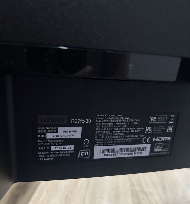 Monitor Lenovo Gaming