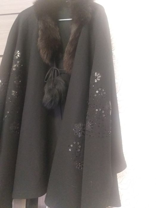 Женская одежда пончо накидка