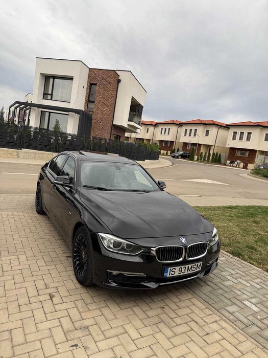BMW F30 - AUTOM, HARMAN ,TRAPA, PIELE -Plafon NEGRU 184 CP-Luxury Line