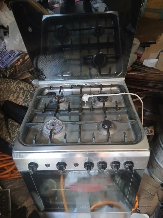 Продам плиту бу газ