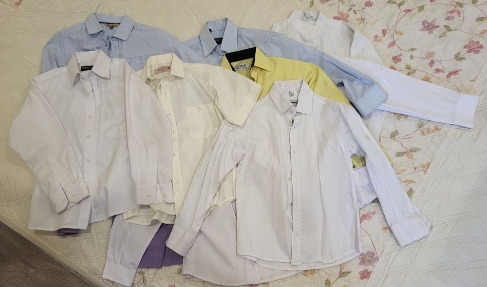 Рубашки школьные на мальчика