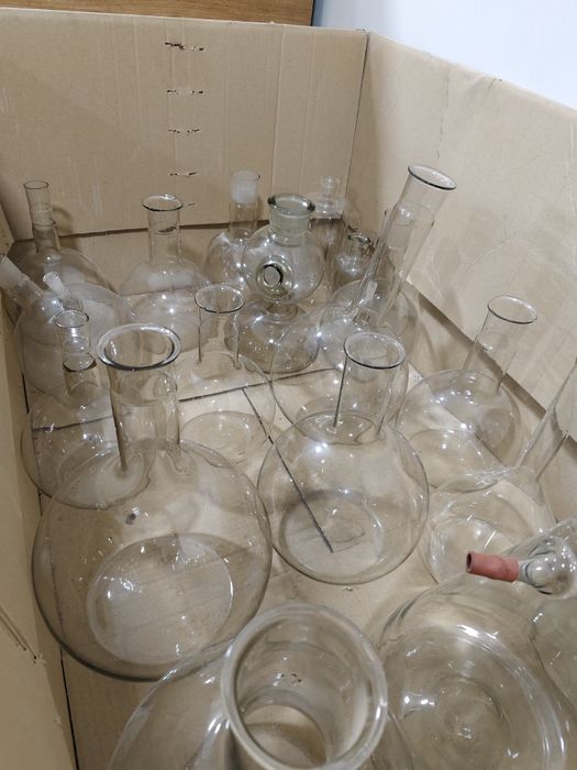 Колбы. Воронки стеклянный