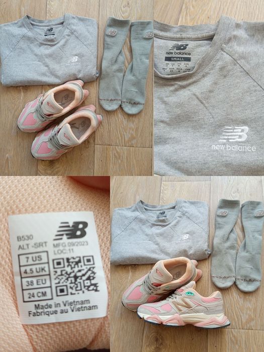 Лот New balance Тениска р-р S
Маратонки 38 стелка 24см + чорапи за 55€