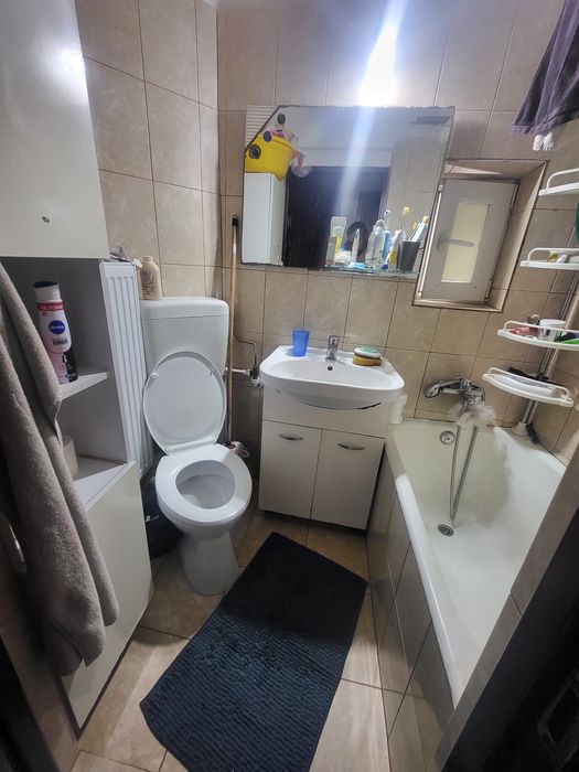 Militari-Gorjului-Moinesti  2 camere.Centrala  proprie