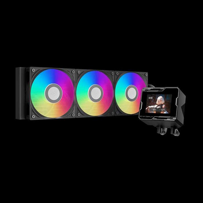 Водяное охлаждение для CPU PCCooler GT360M ARGB Display BK