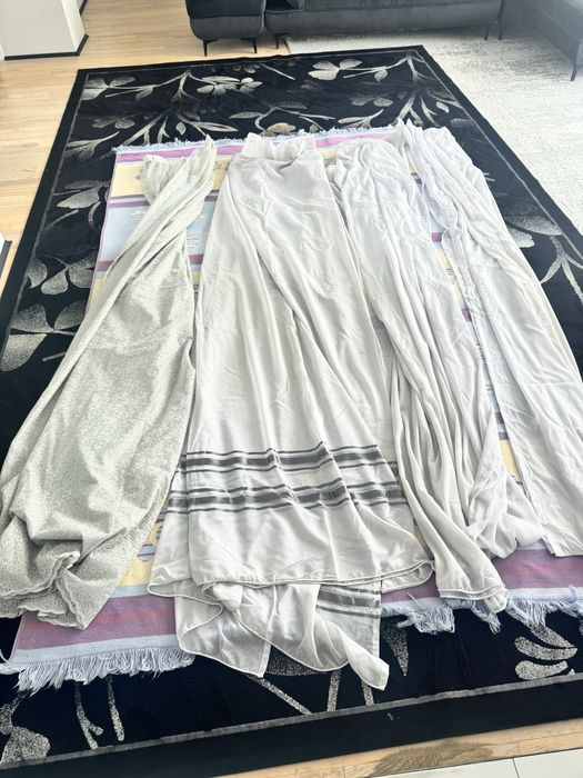 Тюль 290 см разной ширины