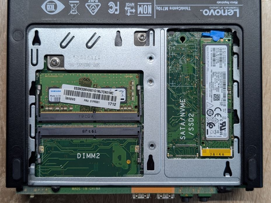 Lenovo Thinkcentre i3 7100T 8/128GB