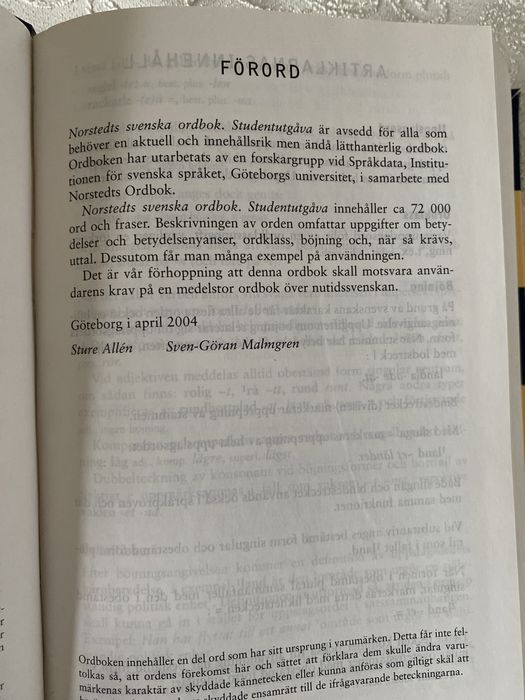 Dictionar explicativ suedez