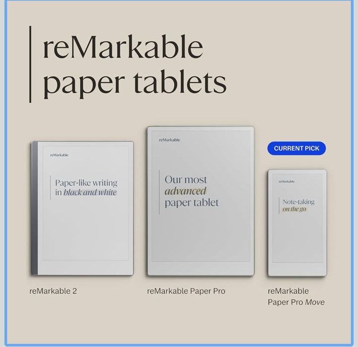 ReMarkable Paper Pro Move + Book Foilo New model