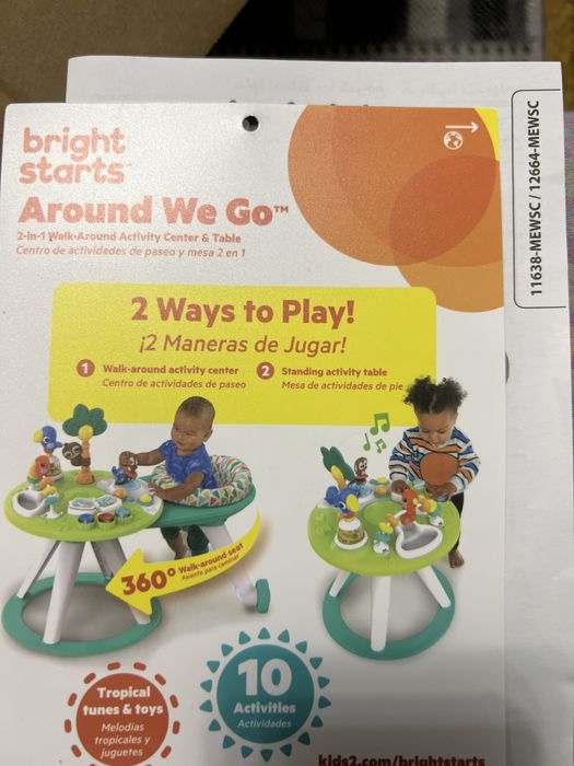 Ходунки 360 градусов с игровым столиком