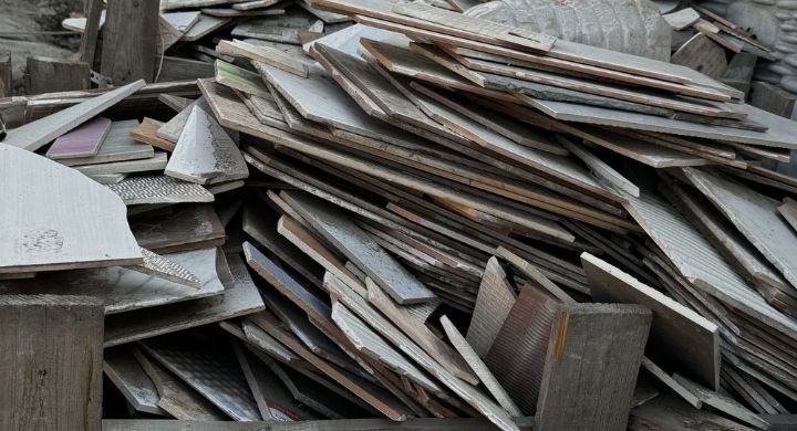 Битый кафель на мазайку