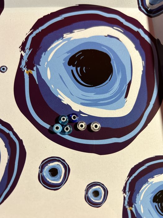 Герданчета от мъниста със синьо око