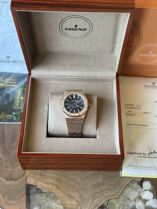 Audemars Piguet Royal Oak Rose Gold And Black 41 mm