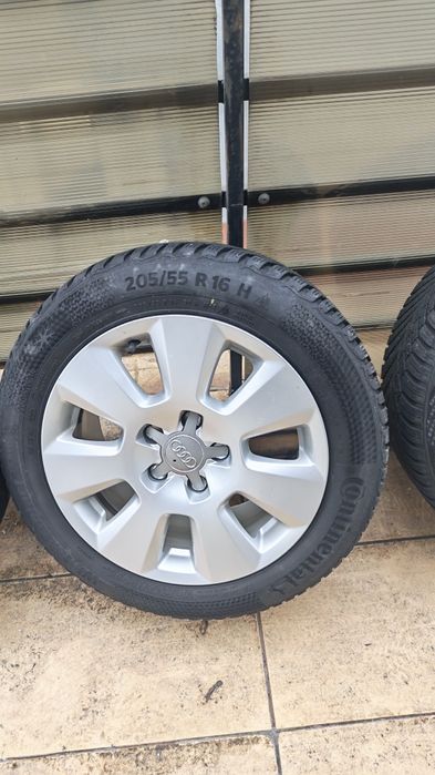 Jante Audi Vag 16 cu Anvelope Continental 205 55 16