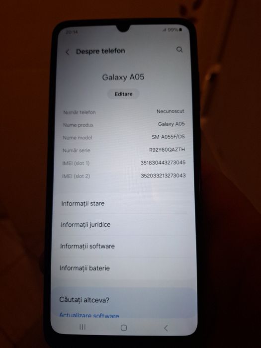 A05s, cu 64GB memorie,4GRAM, stare buna