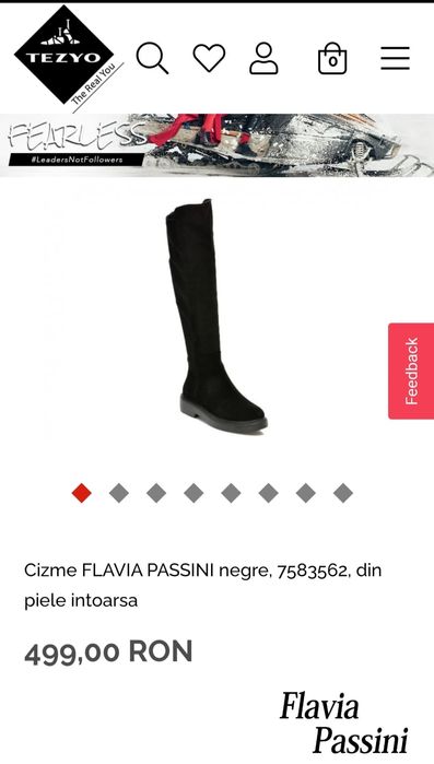 Cizme Piele naturala Flavia Passini masura 35