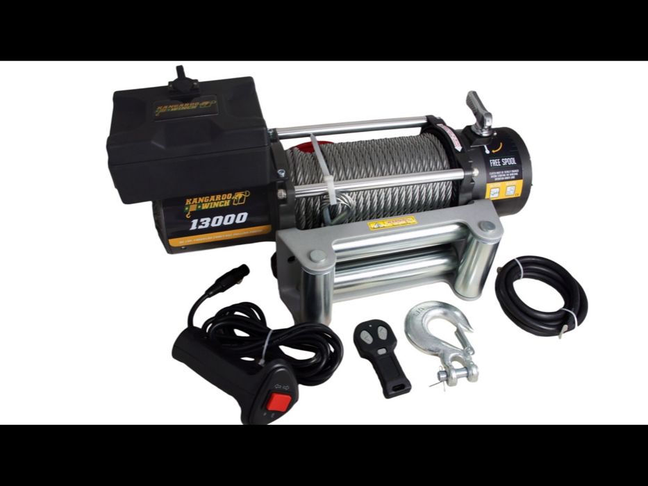 Troliu electric PowerWinch Kangaroo 13000 lbs 5907kg 12V Platforma 4x4