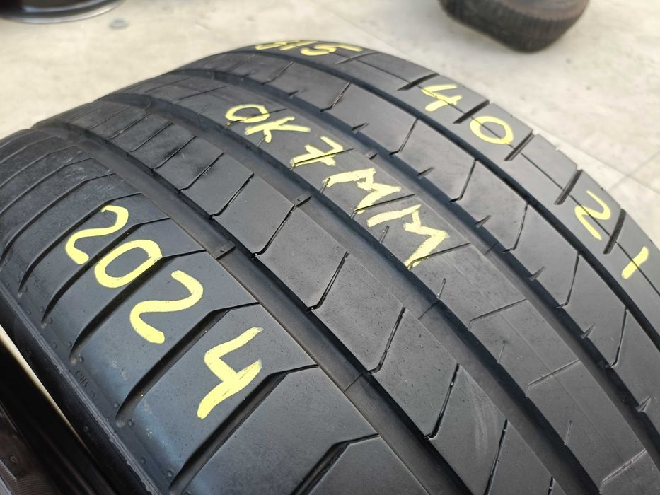 Doua anvelope vara 315 40 21 pirelli p zero pz4 MO profil de 7 mm dot 2024