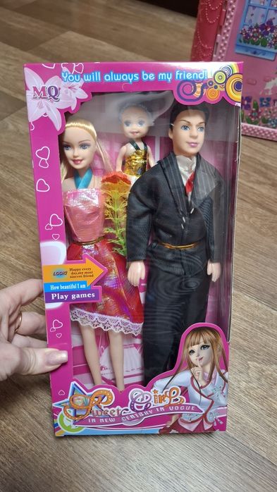 Складные домики для кукол Барби