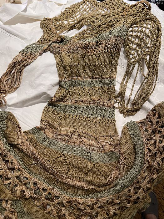 Burberry rochie tricotata cu gluga / unicat!